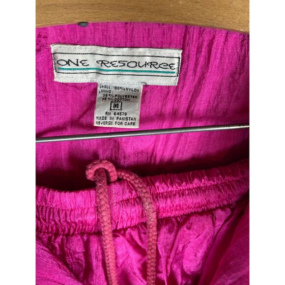 One Resource Vintage 2-Piece Tracksuit Neon Pink & Zebra Print Gorgeous Size M/L - Picture 6 of 9